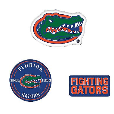 WinCraft Florida Gators 3-Pack Premium Fridge Magnet Set