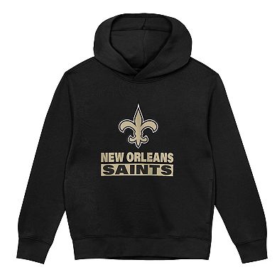 Toddler Outerstuff Black New Orleans Saints Back to Basics Hoodie