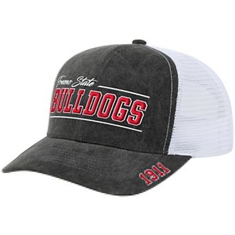 Unisex Colosseum Gray Fresno State Bulldogs Billy 2400 Adjustable Trucker Hat