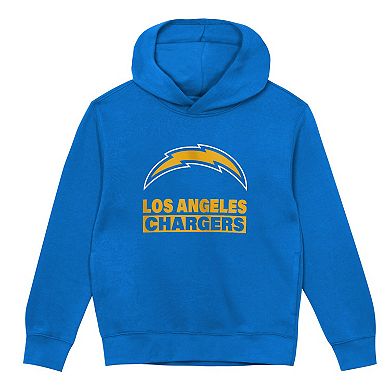 Preschool Outerstuff Powder Blue Los Angeles Chargers Back to Basics Hoodie