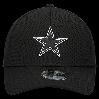 Youth New Era Black Dallas Cowboys B-Dub 9FORTY Adjustable Hat