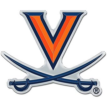WinCraft Virginia Cavaliers Colored Chrome Auto Emblem
