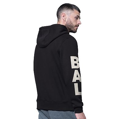 Men's Starter Black Baltimore Ravens Handoff Fleece Hoodie Sweatshirt