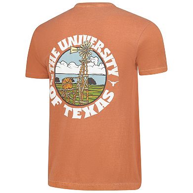Men's Texas Orange Texas Longhorns Comfort Colors Thick Lined Landscape T-Shirt