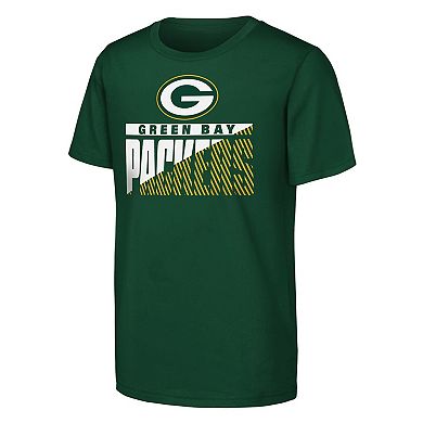 Youth Outerstuff Green Green Bay Packers Never Quit 2-Pack T-Shirt Set