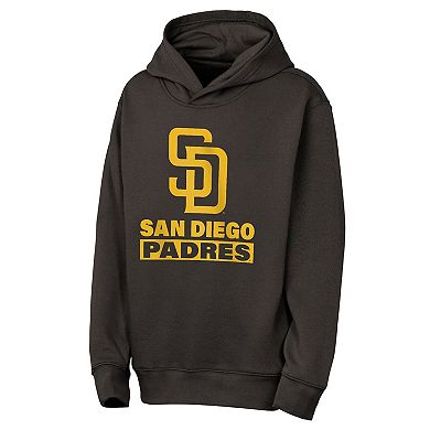 Youth Outerstuff Brown San Diego Padres Back to Basics Hoodie
