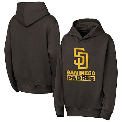 Youth Outerstuff Brown San Diego Padres Back to Basics Hoodie