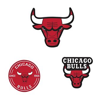 WinCraft Chicago Bulls 3-Pack Premium Fridge Magnet Set