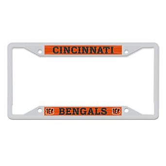 WinCraft Cincinnati Bengals Metal License Plate Frame