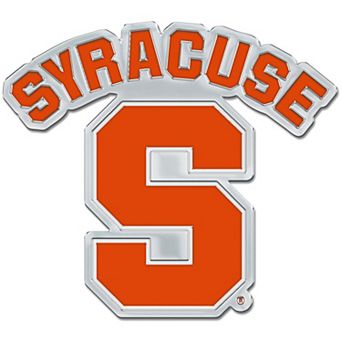 WinCraft Syracuse Orange Colored Chrome Auto Emblem