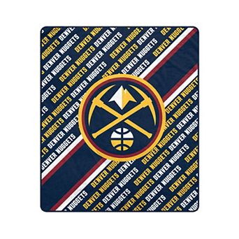 "Pegasus Denver Nuggets 50"" x 60"" Diagonal Lined Wordmark Ultra Soft Blanket"