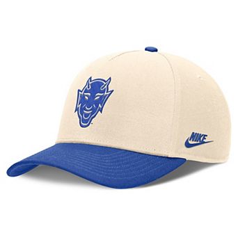 Men's Nike Natural/Royal Duke Blue Devils Academic Rise Dri-FIT Adjustable Hat