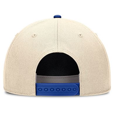 Men's Nike Natural/Royal Duke Blue Devils Academic Rise Dri-FIT Adjustable Hat