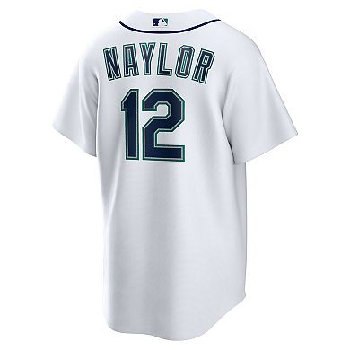 Men's Nike Josh Naylor White Seattle Mariners Home Replica Jersey