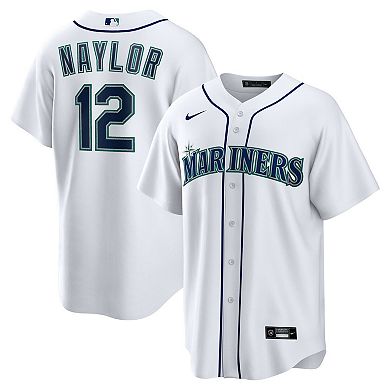 Men's Nike Josh Naylor White Seattle Mariners Home Replica Jersey