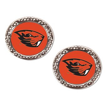 WinCraft Oregon State Beavers Round Team Post Earring