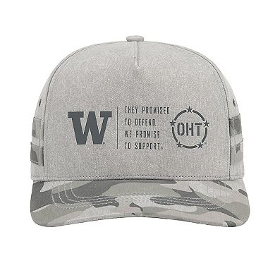 Unisex Colosseum Gray Washington Huskies OHT Squad Podium Adjustable Hat