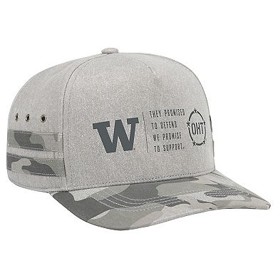 Unisex Colosseum Gray Washington Huskies OHT Squad Podium Adjustable Hat