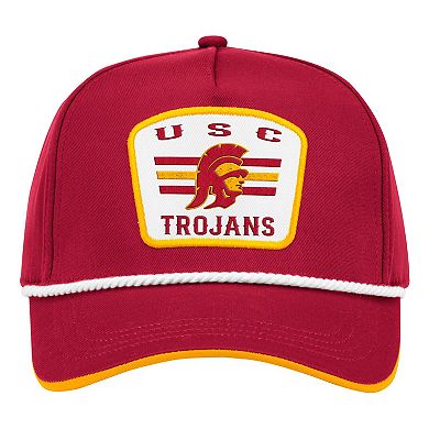 Men's Colosseum Cardinal USC Trojans Hits the Road Podium Adjustable Hat