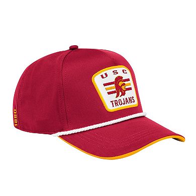 Men's Colosseum Cardinal USC Trojans Hits the Road Podium Adjustable Hat