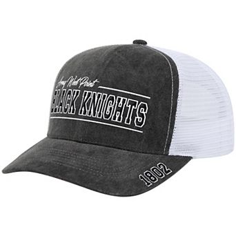 Unisex Colosseum Gray Army Black Knights Billy 2400 Adjustable Trucker Hat