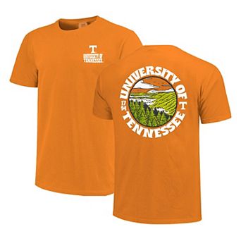 Men's Tennessee Orange Tennessee Volunteers Comfort Colors Thick Lined Landscape T-Shirt