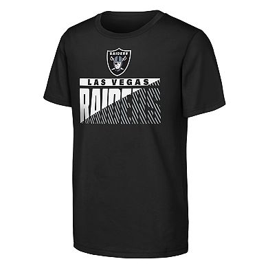 Youth Outerstuff Black Las Vegas Raiders Never Quit 2-Pack T-Shirt Set