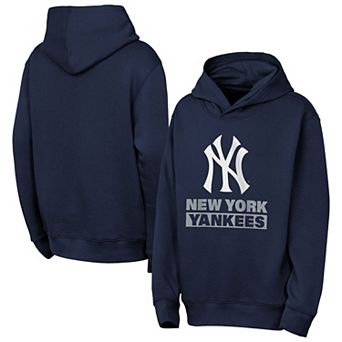 Youth Outerstuff Navy New York Yankees Back to Basics Hoodie