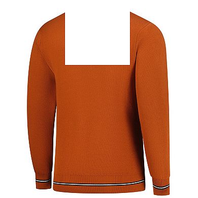 Unisex Uscape Apparel Burnt Orange Texas Longhorns Renew Knit Vintage Retro Sweater