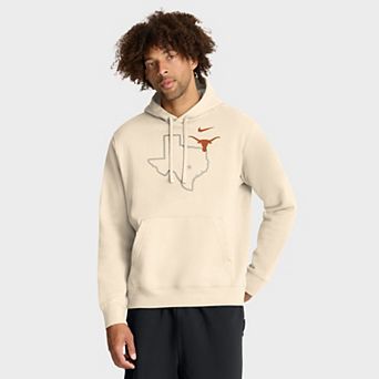 Men's Nike Cream Texas Longhorns Campus Shadow Hoodie