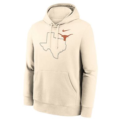 Men's Nike Cream Texas Longhorns Campus Shadow Hoodie