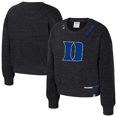 Girls Youth Colosseum Charcoal Duke Blue Devils Just a Minute Sweatshirt
