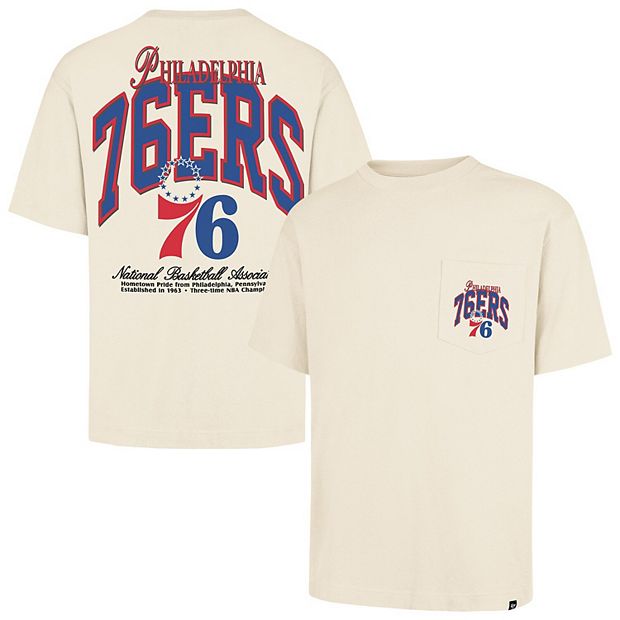 Unisex '47 Cream Philadelphia 76ers Crossover Collection