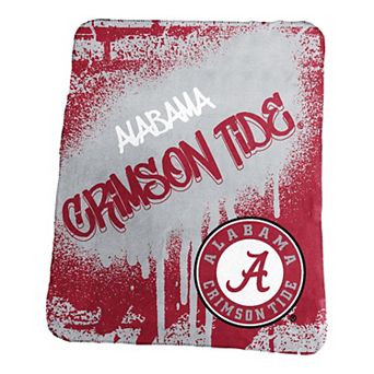 Logo Brands Alabama Crimson Tide 50" x 60" Classic Graffiti Fleece Throw Blanket