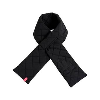 Women's Lusso Black Los Angeles Dodgers Ridley Puffer Scarf