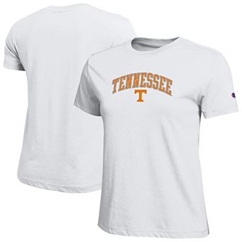 Women's Champion White Tennessee Volunteers Arched Over Logo T-Shirt