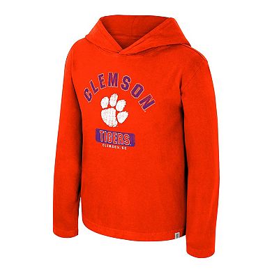 Youth Colosseum Orange Clemson Tigers Simoleans Washed Hoodie