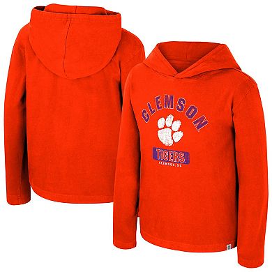 Youth Colosseum Orange Clemson Tigers Simoleans Washed Hoodie
