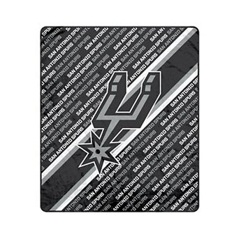"Pegasus San Antonio Spurs 50"" x 60"" Diagonal Lined Wordmark Ultra Soft Blanket"