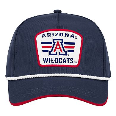 Men's Colosseum Navy Arizona Wildcats Hits the Road Podium Adjustable Hat