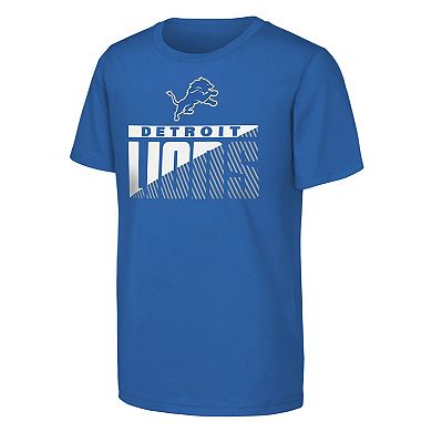 Youth Outerstuff Blue Detroit Lions Never Quit 2-Pack T-Shirt Set