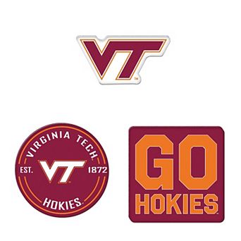 WinCraft Virginia Tech Hokies 3-Pack Premium Fridge Magnet Set