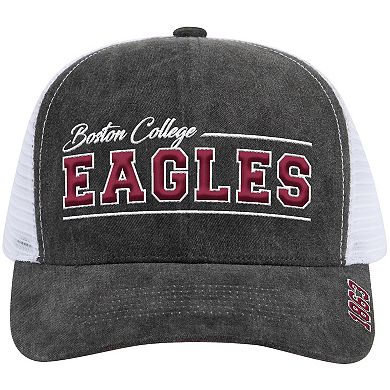 Unisex Colosseum Gray Boston College Eagles Billy 2400 Adjustable Trucker Hat