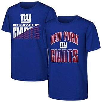 Youth Outerstuff Royal New York Giants Never Quit 2-Pack T-Shirt Set