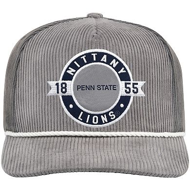 Men's Colosseum Gray Penn State Nittany Lions Where's My Hat Podium Adjustable Trucker Hat