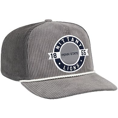Men's Colosseum Gray Penn State Nittany Lions Where's My Hat Podium Adjustable Trucker Hat