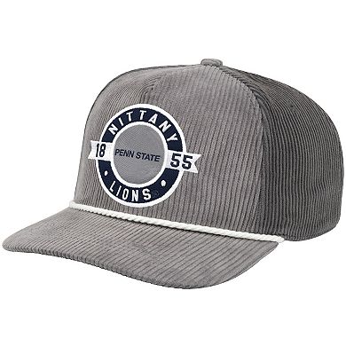 Men's Colosseum Gray Penn State Nittany Lions Where's My Hat Podium Adjustable Trucker Hat