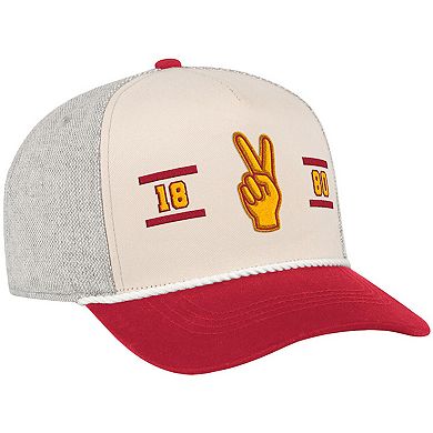 Men's Colosseum Natural USC Trojans Frank Podium Adjustable Hat