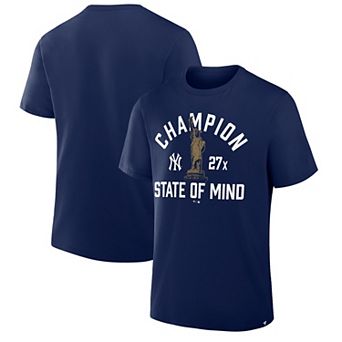 Men's Fanatics Navy New York Yankees City Specific Wins T-Shirt