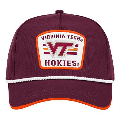 Men's Colosseum Maroon Virginia Tech Hokies Hits the Road Podium Adjustable Hat